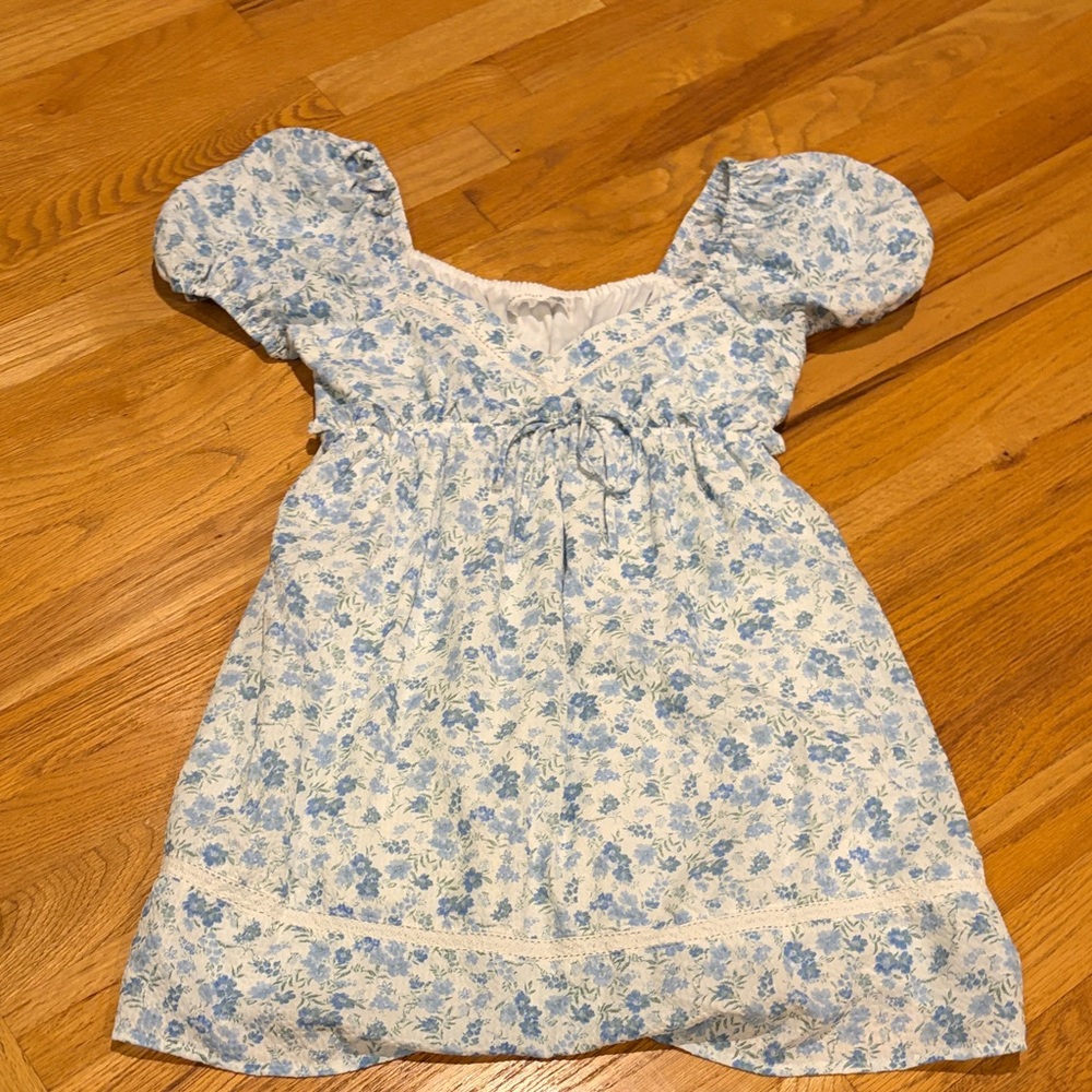 Altar'd State Blue and White Floral Dress